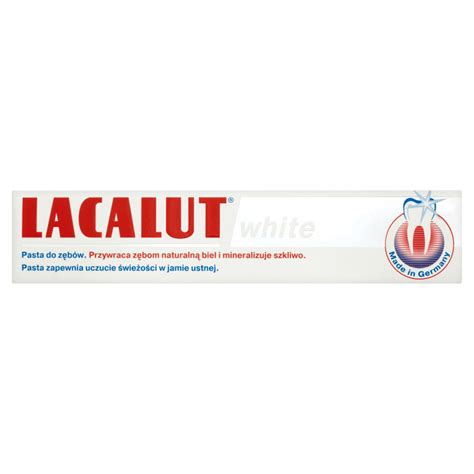 Lacalut white toothpaste 75ml - online shop Internet Supermarket