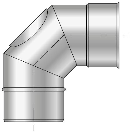 KZS Kolano wyczystne 90 kominowe żaroodporne 1 0mm fi 120 Sklep