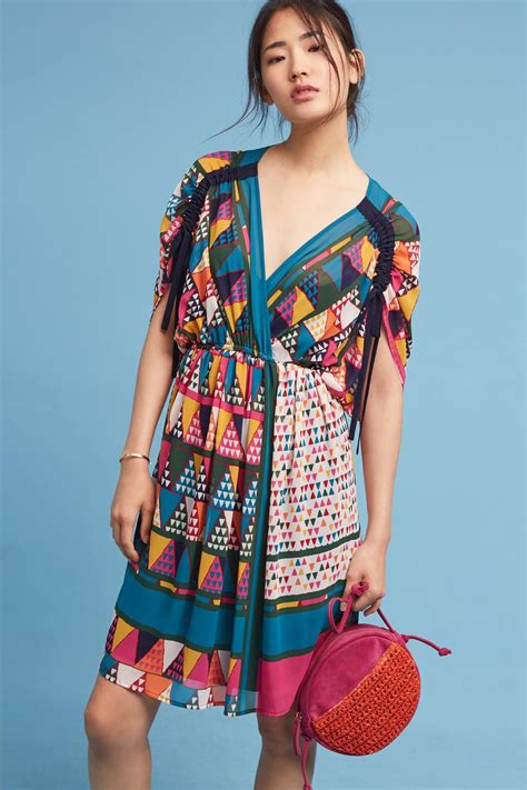 Geo-Printed Dress | Geo print dress, Dress, Womens fashion bohemian