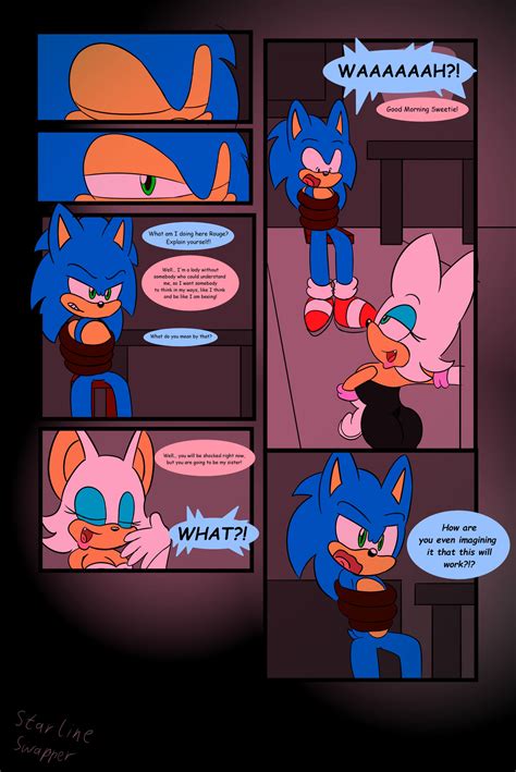 Sonic to Sonica Rouge TF TG Comic Page 1 by DrStarlineSwapper on DeviantArt