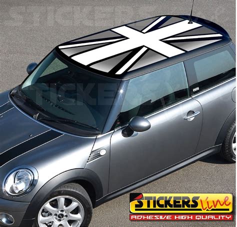 Sticker MINI COOPER English Flag Union Jack Sticker for MONOCHROME ROOF - Etsy