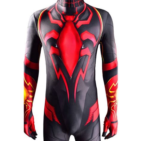 Spider-Man: Miles Morales Strike Suit Kamen Rider Cosplay Costume | Cosplay costumes, Spiderman ...