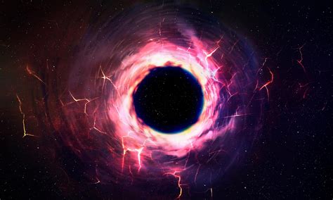 Astronaut Falling Into A Black Hole