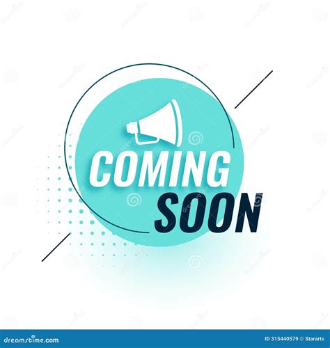 Modern Coming Soon Web Teaser Template for Advertisement Stock Vector - Illustration of soon