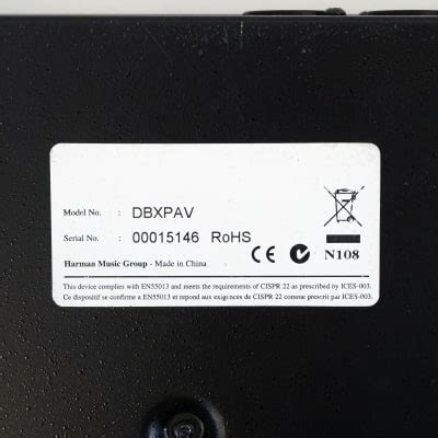 Dbx DriveRack PA Complete Equalization Loudspeaker Control Reverb