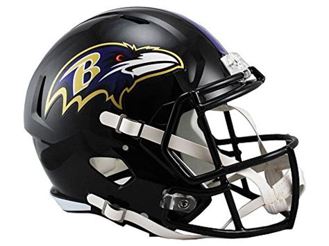 Riddell NFL Baltimore Ravens Full Size Replica Speed Helmet - Footballs