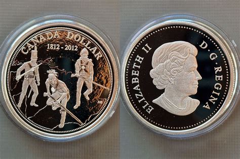 2012 Dollar Kanada 200 Jahre Der Krieg Von 1812 Pp MA Shops