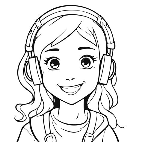 Headphones Coloring Page Hotsell Laseb Fae Ufmg Br