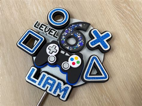 Gamer Cake Topper Gamer Birthday Party Gaming Cake Topper Etsy Australia