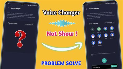 Game Space Voice Changer Not Show Problem Solve Game Space Voice