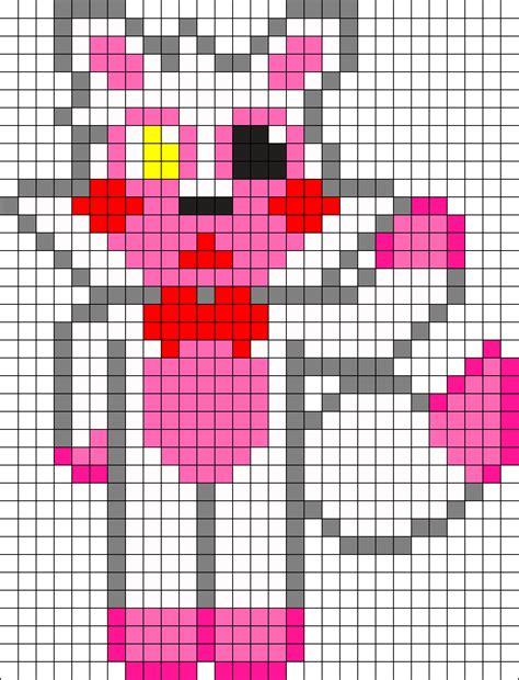 Chibi Mangle Fnaf Perler Bead Pattern Bead Sprite Perler Bead Templates Pearler Bead Patterns