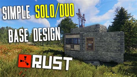 Simple Solo Duo Rust Starter Base Design 2024 Rust Base Build Tutorial