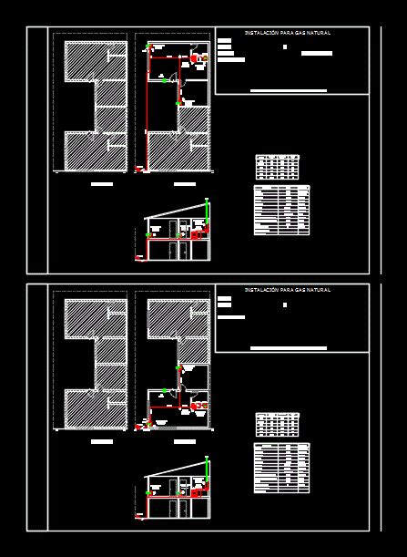 Installation Of Gas Dwg Detail For Autocad • Designs Cad