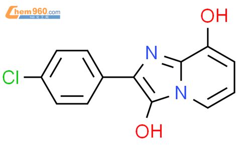 146070 59 9 Imidazo 1 2 a pyridine 3 8 diol 2 4 chlorophenyl 化学式结构式