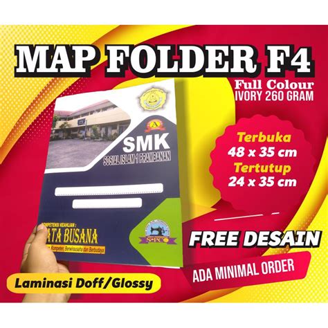 Jual Map Folder F Map Sekolah Map Instansi Map Event Map Dinas