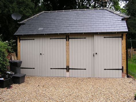 Self Build Oak Garage Kits