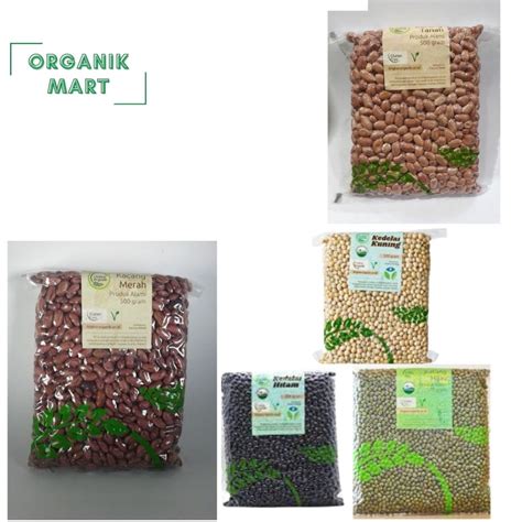 Jual Lingkar Organik Kacang Kedelai Putih G Kacang Kedelai Hitam