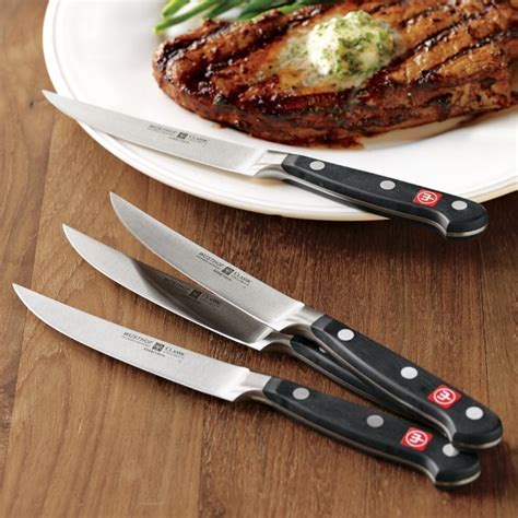 Wusthof Classic 4 Piece Steak Knife Set Mychefknives