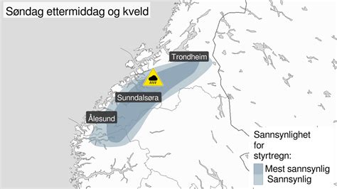 Nytt Farevarsel Om Lyn Og Styrtregn Gauldalsposten No