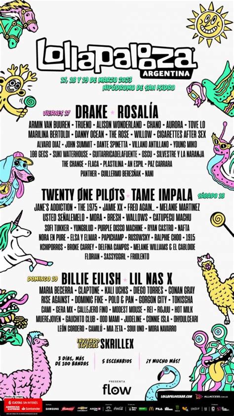 Lollapalooza Anuncia Modificaciones Afuera Blink 182 Adentro Twenty