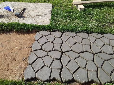 Трафарет для садовой дорожки из подручных материалов своими руками (49 ...