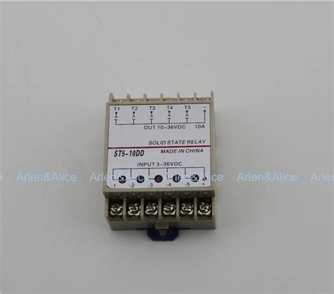 Твердотельное реле однофазное SSR-10 DD 10А 5 выходов