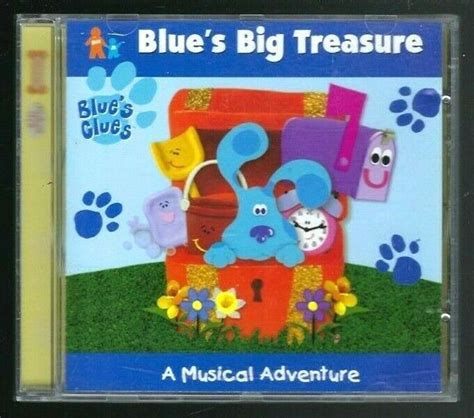 Blue's Clues – Blue's Big Treasure: A Musical Adventure (2000, CD ...