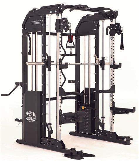 Jacked Up Power Rack Plus All In One Functional Trainer Cable Crossove