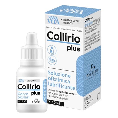 Collirio Ml Acido Ialuronico Soluzione Oftalmica Lubrificante