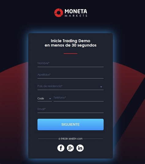 Cuenta Demo Moneta Markets Como Abrir Una E Info Tiles