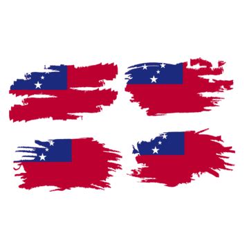 Samoa Flag Vector, Samoa, Flag, Samoa Day PNG and Vector with ...