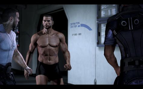 Mass Effect Male Shepard In Boxers By Revan On Deviantart