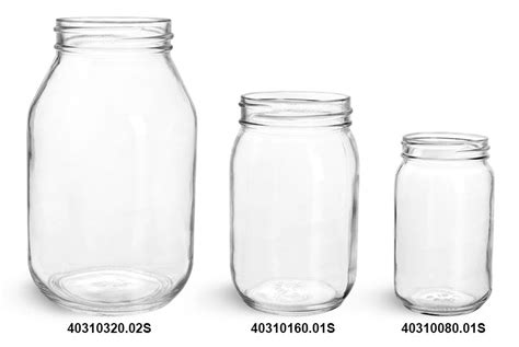 Sks Bottle And Packaging Glass Jars Clear Glass Mayo Economy Jars