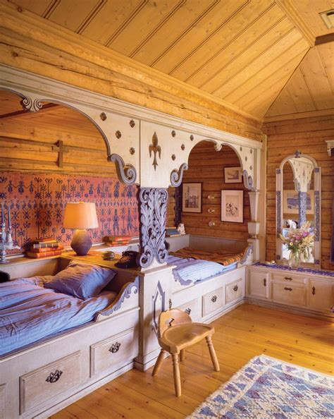 midevil norwegian painted furnityr - Google Search | Norwegian house ...