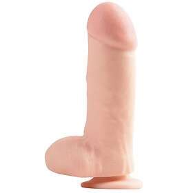 Basix Rubber Works Big 7 Dildo med Sugpropp 20 cm Nude Hitta bästa