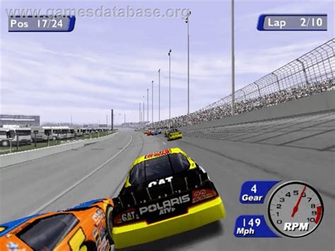 Nascar Heat 2002 Sony Playstation 2 Artwork In Game