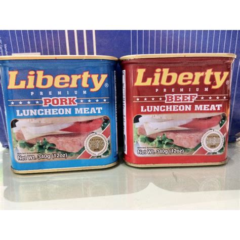 LIBERTY PREMIUM LUNCHEON MEAT PORK BEEF Shopee Philippines