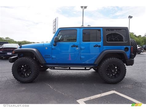 2016 Hydro Blue Pearl Jeep Wrangler Unlimited Sport 4x4 112347746