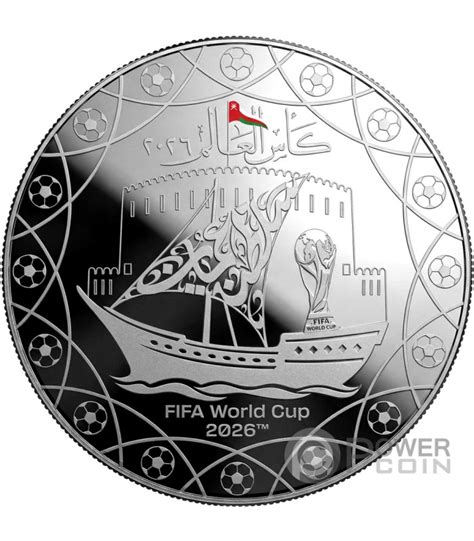 Fifa World Cup Silber Münze 1 Rial Oman 2026