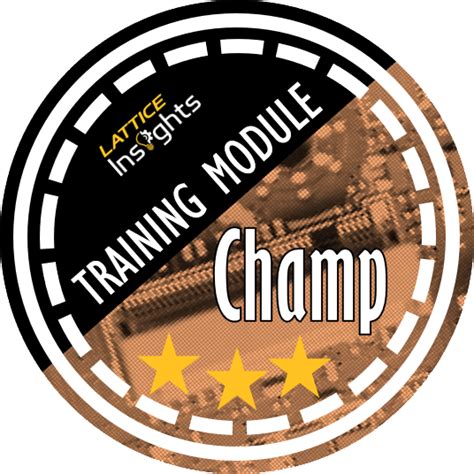 Training Module Champ Completed Training Modules Lattice Insights