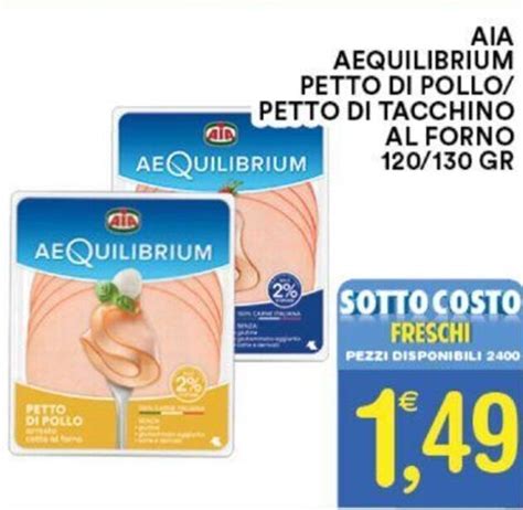 Aia Aequilibrium Petto Di Pollo Petto Di Tacchino Al Forno Gr