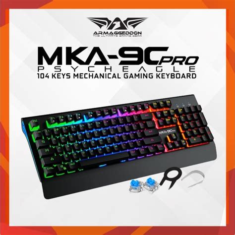 Armaggeddon Mka C Pro Psycheagle Wired Gaming Rgb Mechanical Keyboard