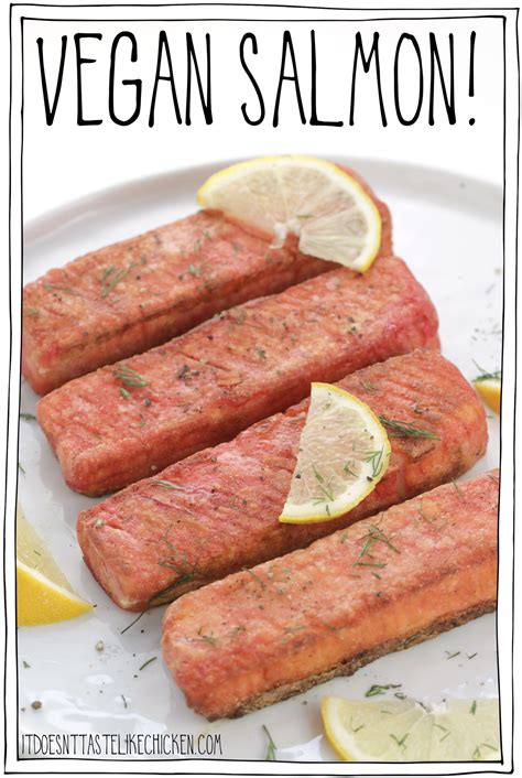 Vegan Salmon! Pan-Seared Fillets • It Doesn't Taste Like Chicken