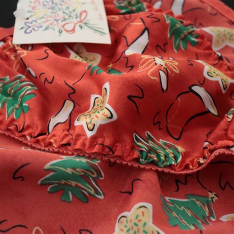 NEW Sears TRUE VTG 90s X Mas Polyester Satin String Bikini Panty MEDIUM EBay