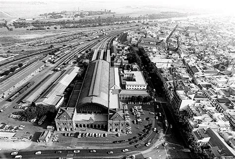 Aerial View 1984 Of The Plaza De Armas Railway Station Seville