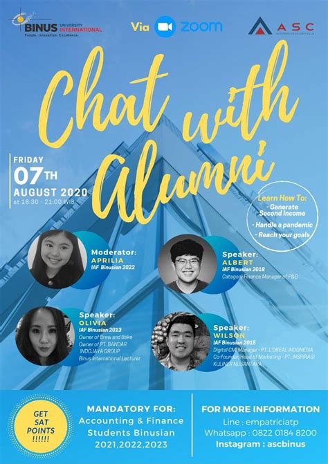 Alumni Gathering 2020 Accounting Student Club