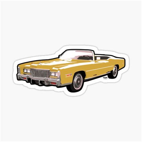 Gold 70s Cec Sticker By Coolride Redbubble