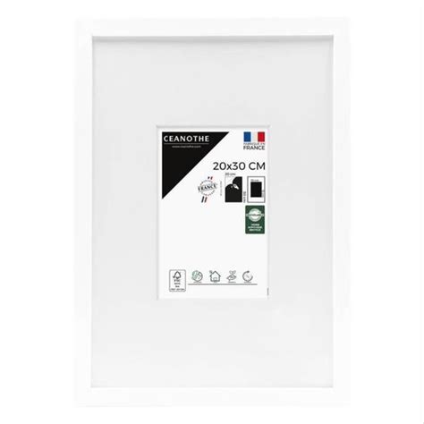 Cadre Photo Wild Blanc 20x30 A4 Cm Avec Passe Partout Cdiscount Maison