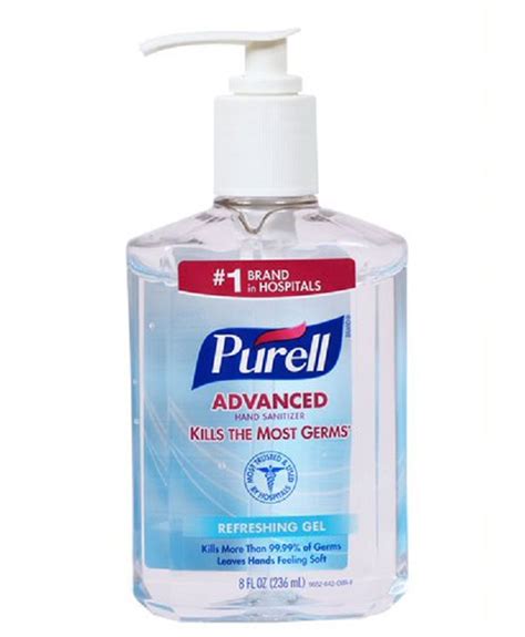 Purell Advanced Hand Sanitizer Refreshing Gel Pump Bottle 236 Ml Online In Uae Buy At Best