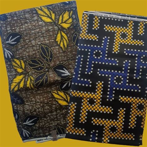 TECIDO DE ANKARA AFRICANO ORIGINAL 100 Algadão 5 486mtr Shopee